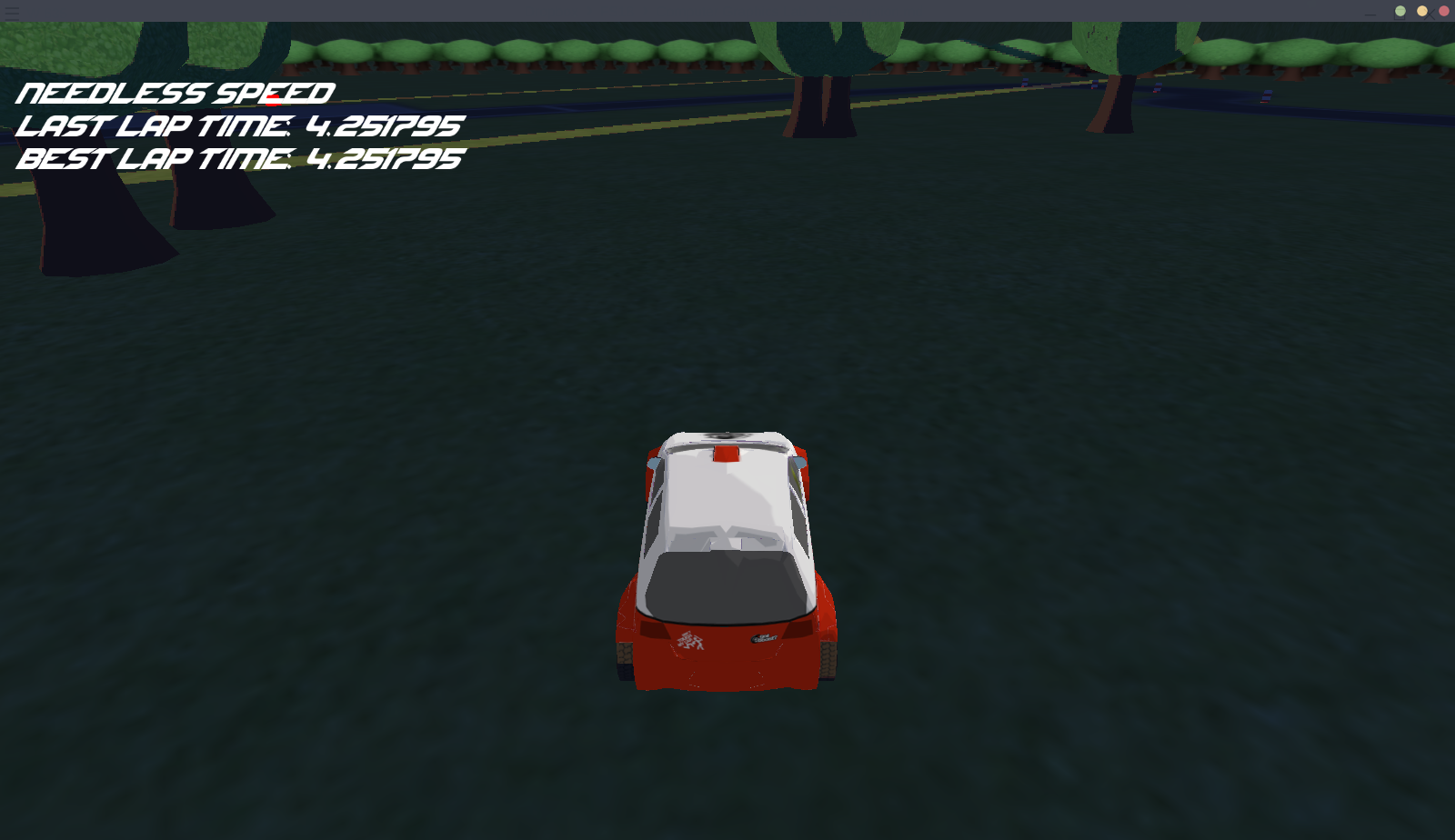 Needless Speed - A Racing Game from Scratch
